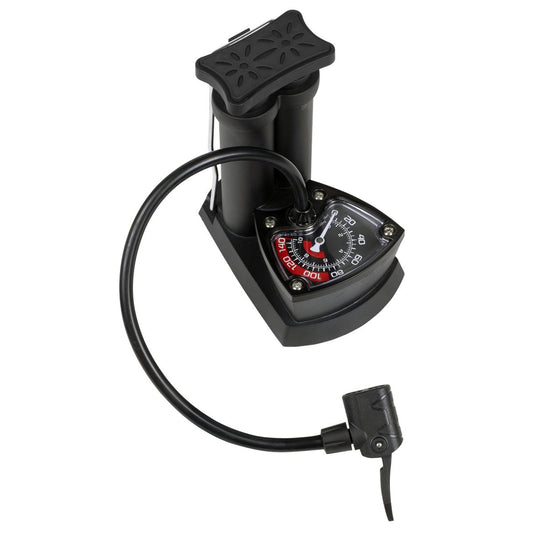 Sealey Mini Twin Barrel Bicycle Foot Pump For Presta And Schrader Valves FP7