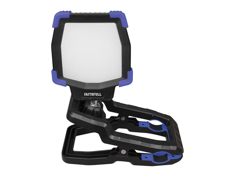 Faithfull Power Plus Rechargeable Clip Light 30W FPPCLIP30R
