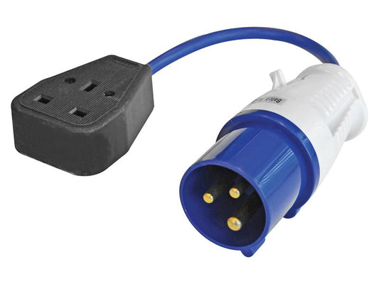 Faithfull Power Plus Fly Lead 240V 3-Pin Plug to 240V 3-Pin Socket & 35cm Lead FPPFLYLEAD