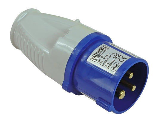 Faithfull Power Plus Blue Replacement Plug 16A FPPPLUG16AMP