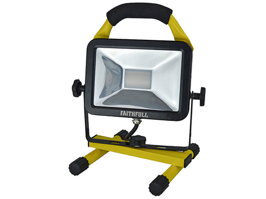 Faithfull Power Plus SMD LED Pod Site Flood Light 20W 1800 Lumens 240V FPPSL20F