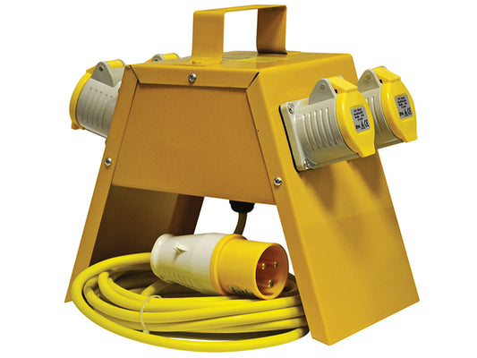 Faithfull Power Plus Distribution Box 4-Way 110V FPPTLDB4L