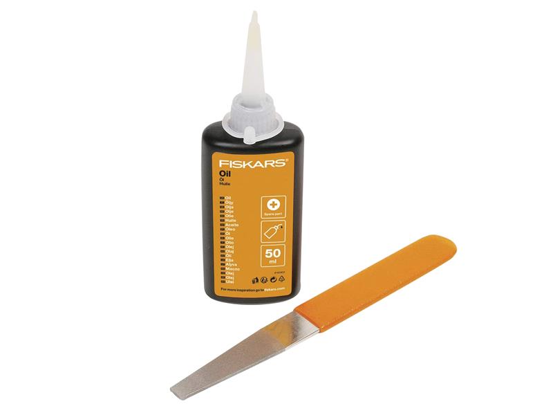 Fiskars Maintenance Kit Guide Book Diamond File And Oil FSK1001640