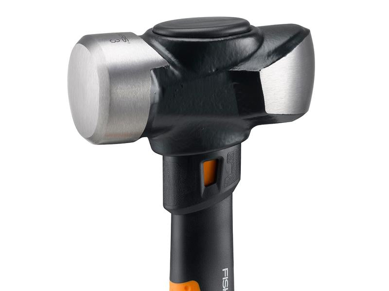 Fiskars IsoCore Club Hammer 1.3kg 3 lb Extra Large Dia Driving Head FSK1020217