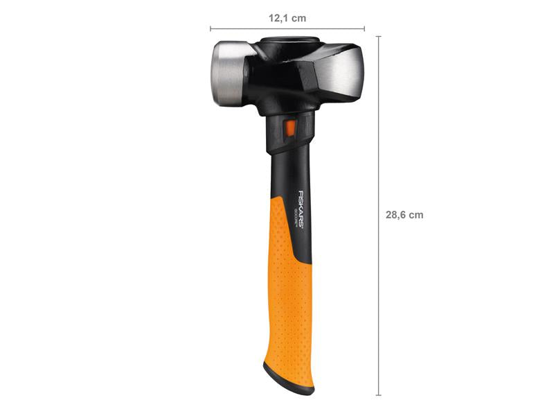 Fiskars IsoCore Club Hammer 1.3kg 3 lb Extra Large Dia Driving Head FSK1020217
