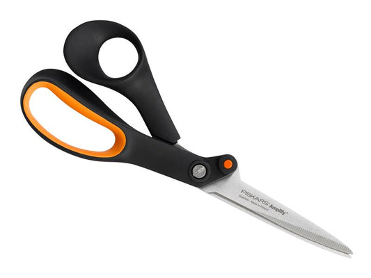 Fiskars Amplify Scissors 21cm Stainless Steel Blade Soft Grip Handle FSK1020224