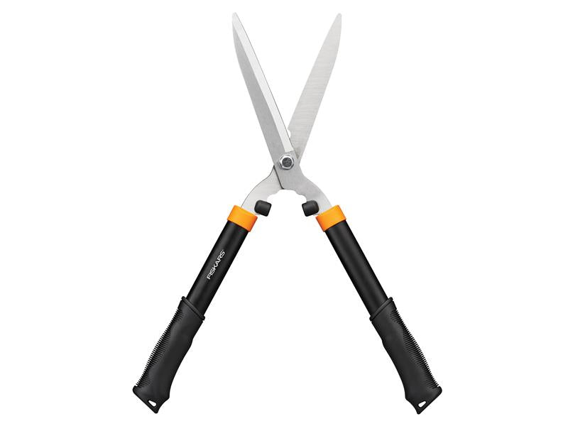 Fiskars Solid Hedge Shears Length 590mm Steel Blades Comfort Grip FSK1026827