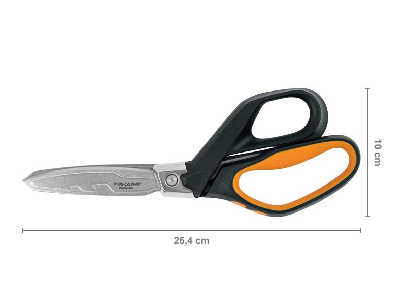 Fiskars PowerArc Heavy-Duty Scissors 26cm Stainless Steel Blades FSK1027205