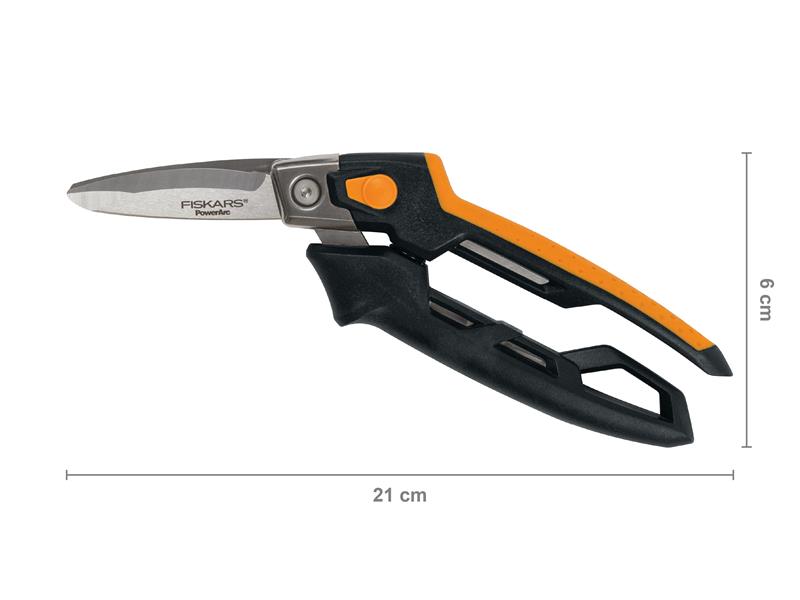 Fiskars Heavy Duty Utility Snips Stainless Steel Blade Serrated Edge FSK1027206