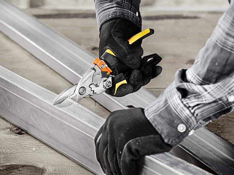 Fiskars Steel Cutting Aviation Snips Straight Cut 250mm 10in FSK1027207