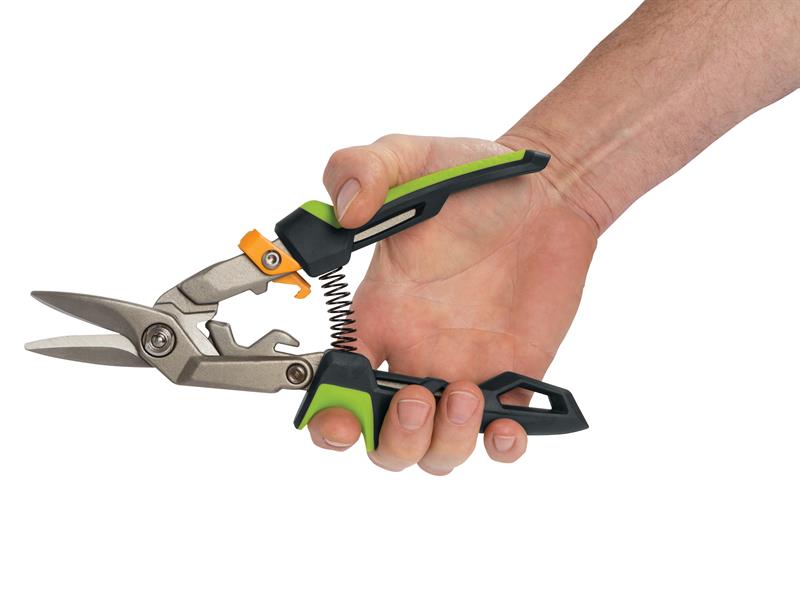 Fiskars Steel Cutting Aviation Snips Right Cut 250mm 10in FSK1027208