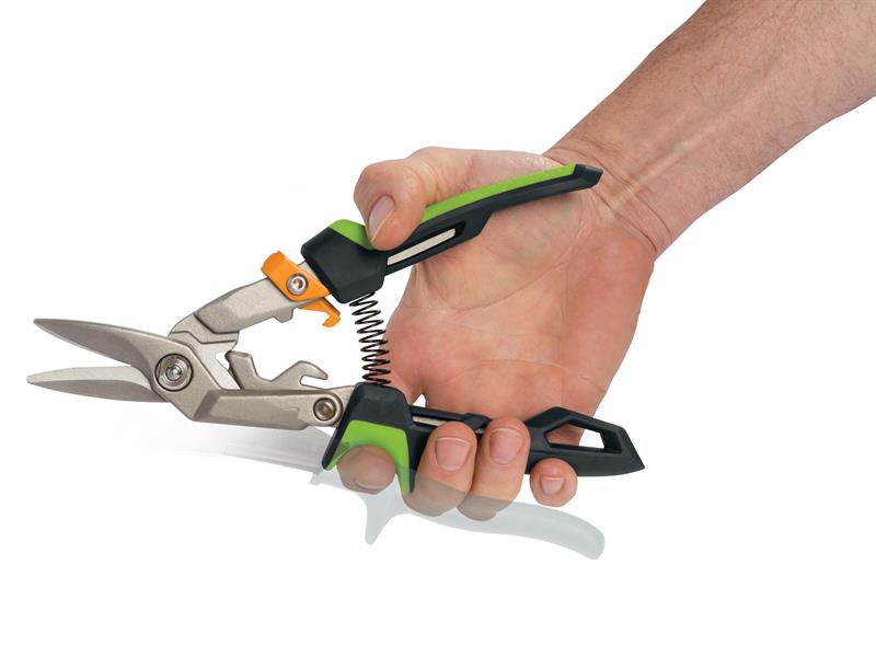 Fiskars Steel Cutting Aviation Snips Right Cut 250mm 10in FSK1027208