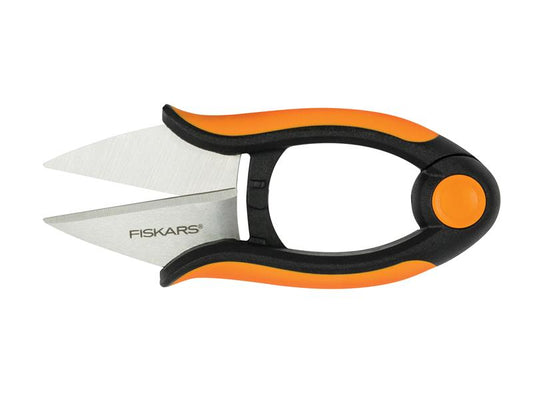 Fiskars Solid Herb Snips Stainless Steel Blades Easy Action Spring FSK1063326