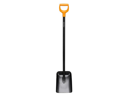 Fiskars Solid Metal Shovel D Handle Wide Scoop Welded Head FSK1066718