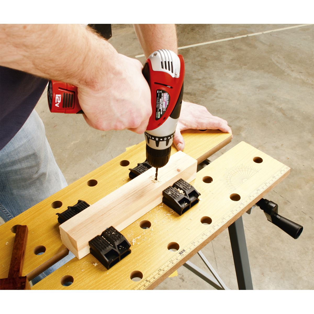 Sealey Folding Workbench 235mm Capacity FWB1