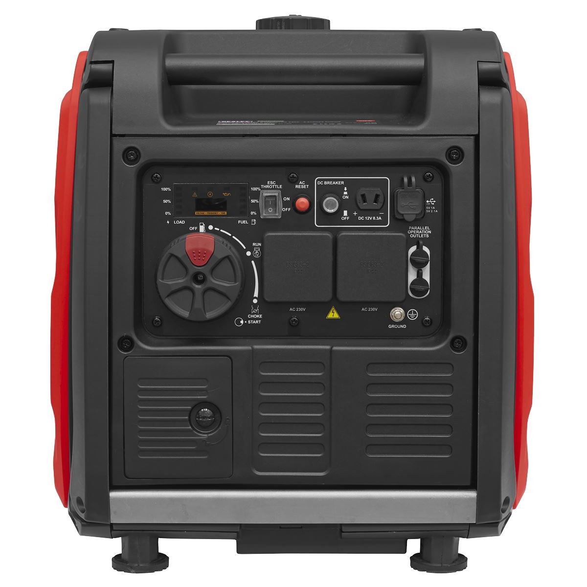 Sealey 3500W Inverter Generator 230V  4 Stroke Engine G3500I
