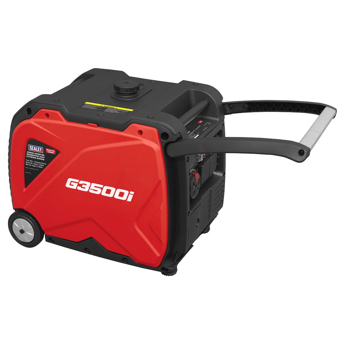Sealey 3500W Inverter Generator 230V  4 Stroke Engine G3500I