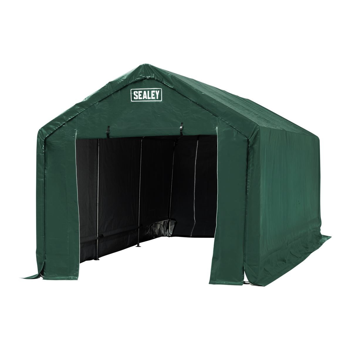 Sealey Car Port Shelter 3 x 6 2.7m Roll Down Door Size 2.1 x 2.05m GCP01