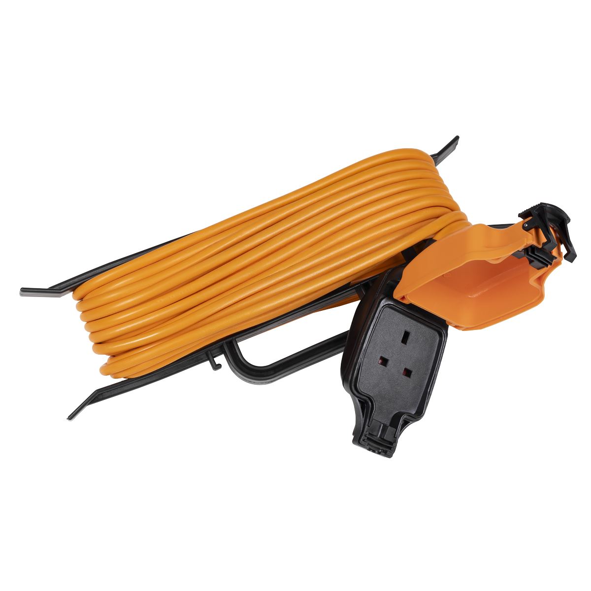 Sealey 15m Weatherproof Extension Lead with H-Frame 1 x 230V GCR15H