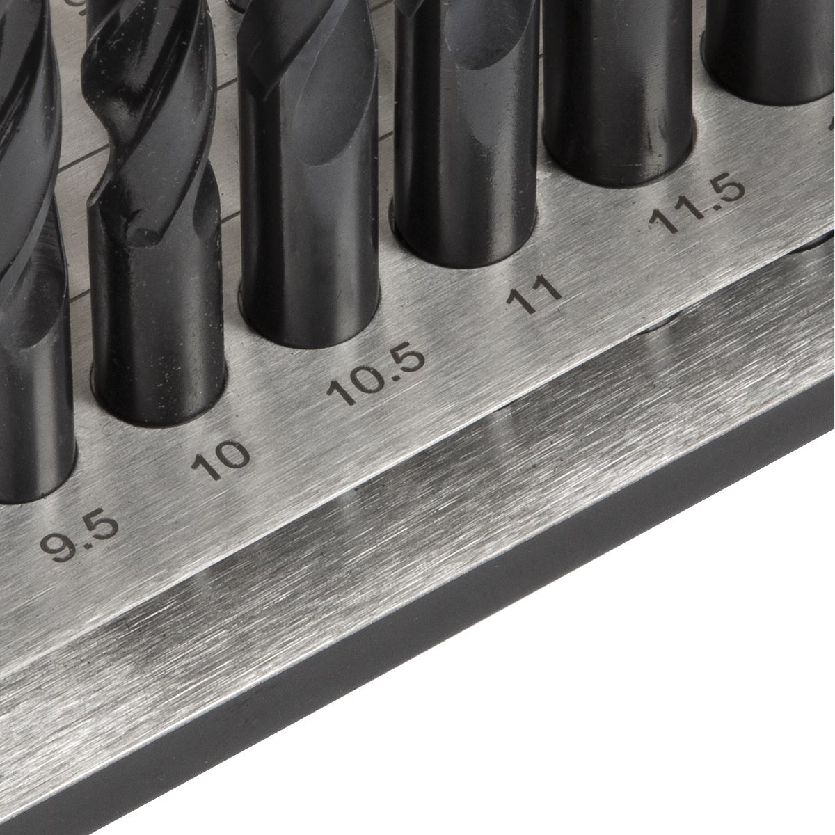 Sealey Stainless Steel Drill Bit Stand 1-13mm NUMBERED SLOTS GDH77