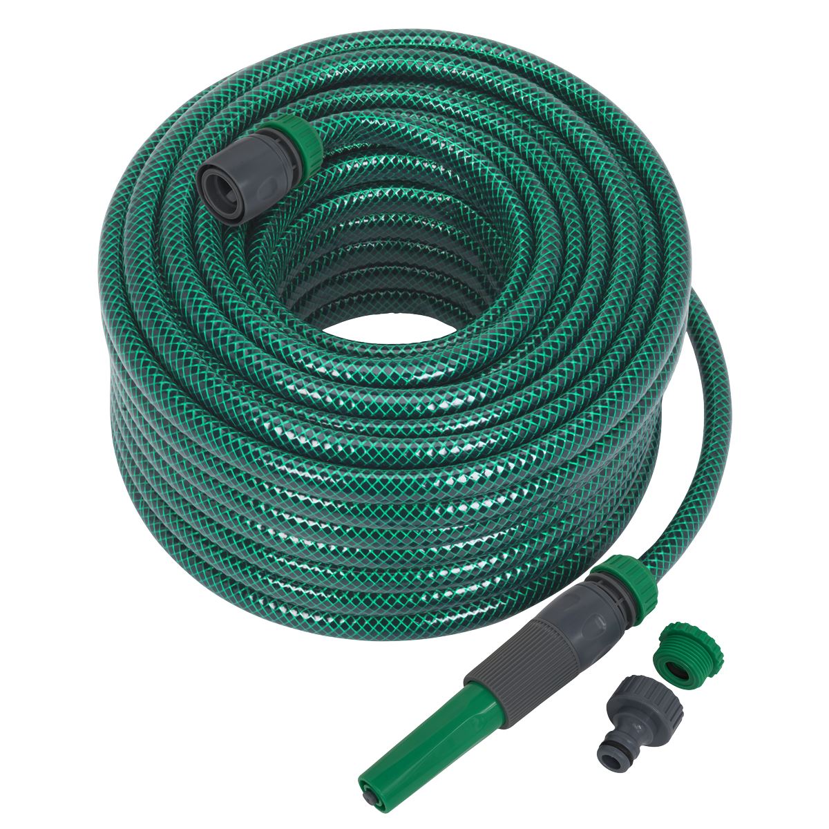 Sealey Water Hose 30m with Fittings GH30R