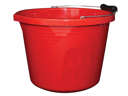 Red Gorilla Premium Bucket 14 litre (3 gallon) - Red GORPRMR