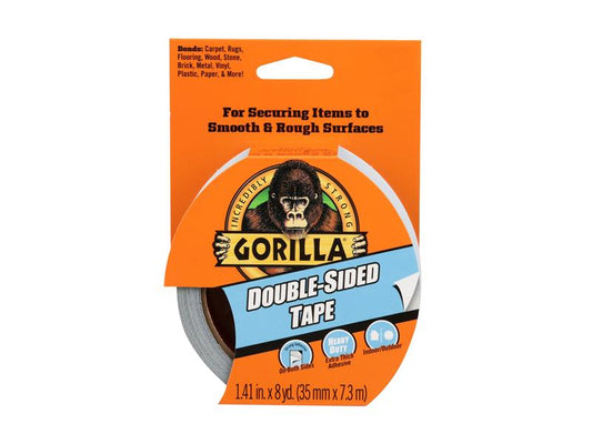 Gorilla Glue Double Sided Tape 35mm x 7.3m Indoor And Out Heavy Duty GRGGDST73