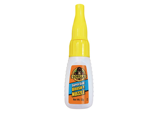 Gorilla Glue Gorilla Superglue Brush & Nozzle 12g GRGGSGB12