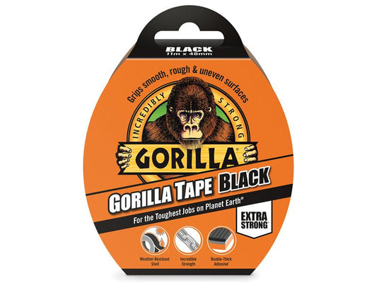Gorilla Glue Gorilla Tape® 48mm x 11m Black GRGGT11