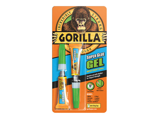 Gorilla Glue Gorilla Superglue Gel 3g (Twin Pack) GRGSGG23