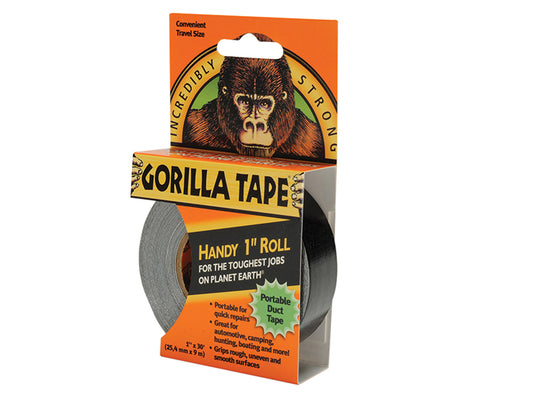 Gorilla Glue Gorilla Tape® Handy Roll 25mm x 9m Black GRGTHR