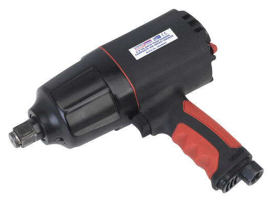 Sealey Composite Air Impact Wrench 3/4"D Twin Hammer 1300lb.ft 1760Nm GSA6004