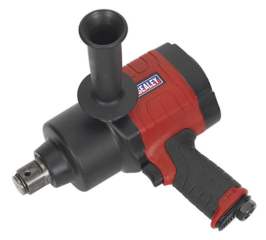 Sealey Air Impact Wrench 1"Sq Drive Twin Hammer Torque 1660lb.ft 2250Nm GSA6005