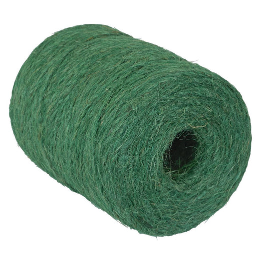 Sealey 1mm x 100m Jute Twine Green Garden & Home Biodegradable GT100M