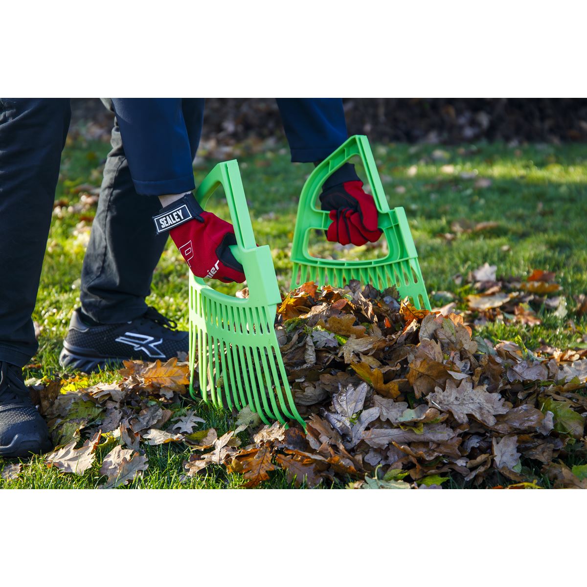 Sealey 2-in-1 Rake & Leaf Grabber GTLG2