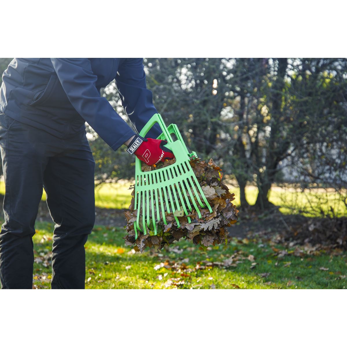 Sealey 2-in-1 Rake & Leaf Grabber GTLG2