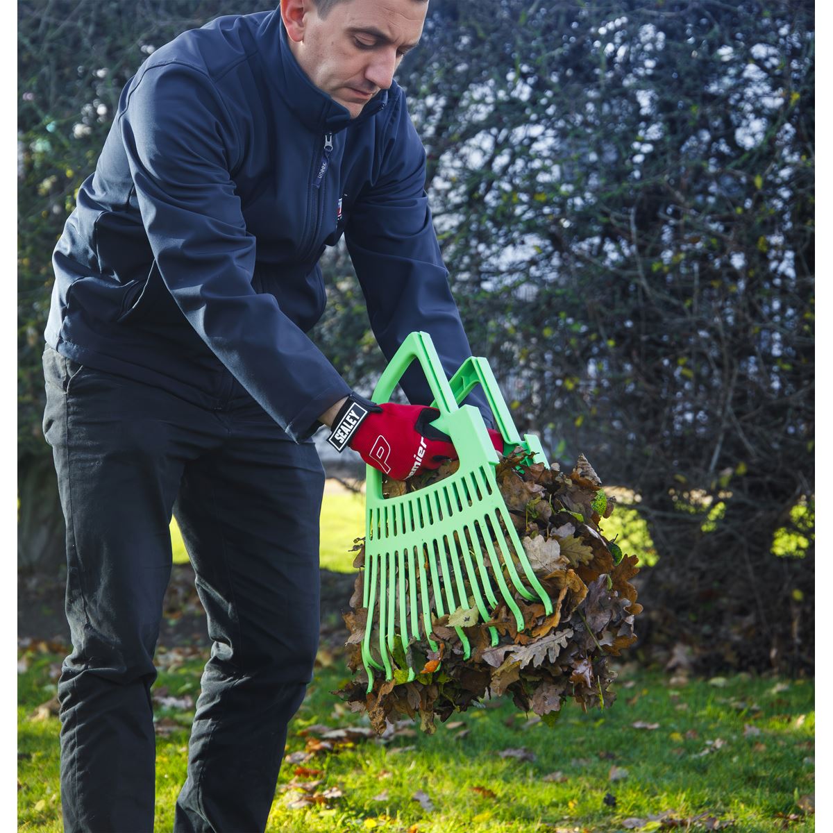 Sealey 2-in-1 Rake & Leaf Grabber GTLG2