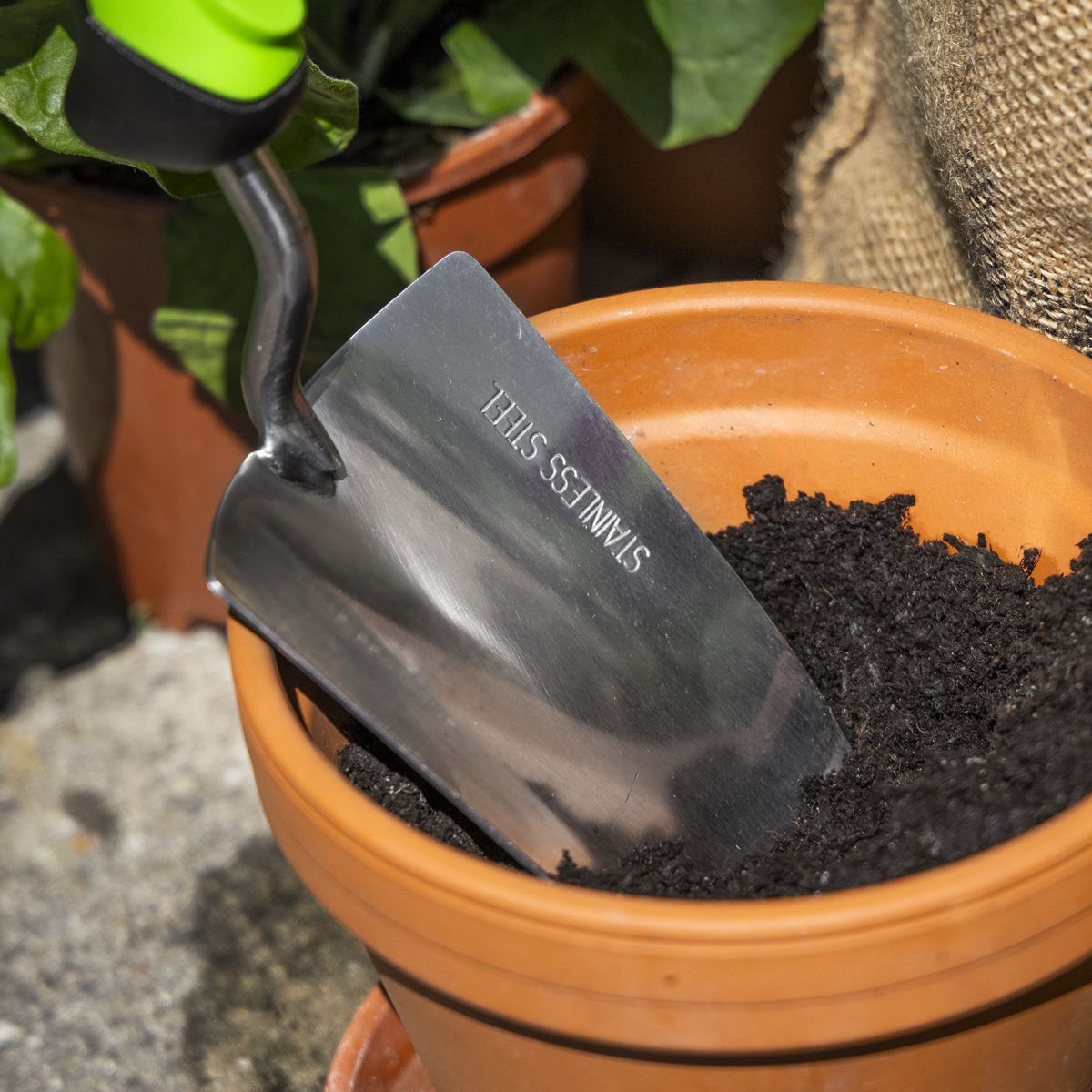 Sealey Hand Trowel with Soft Grip Handle & Stainless Steel Blade 345mm GTSG008