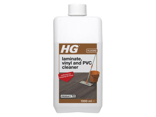 HG Laminate, Vinyl & PVC Cleaner (Product 72) 1 litre H/G349100106