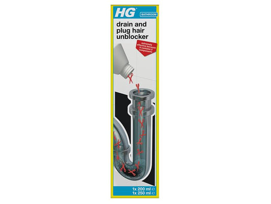 HG Drain and Plug Hair Unblocker 450ml H/G667045106