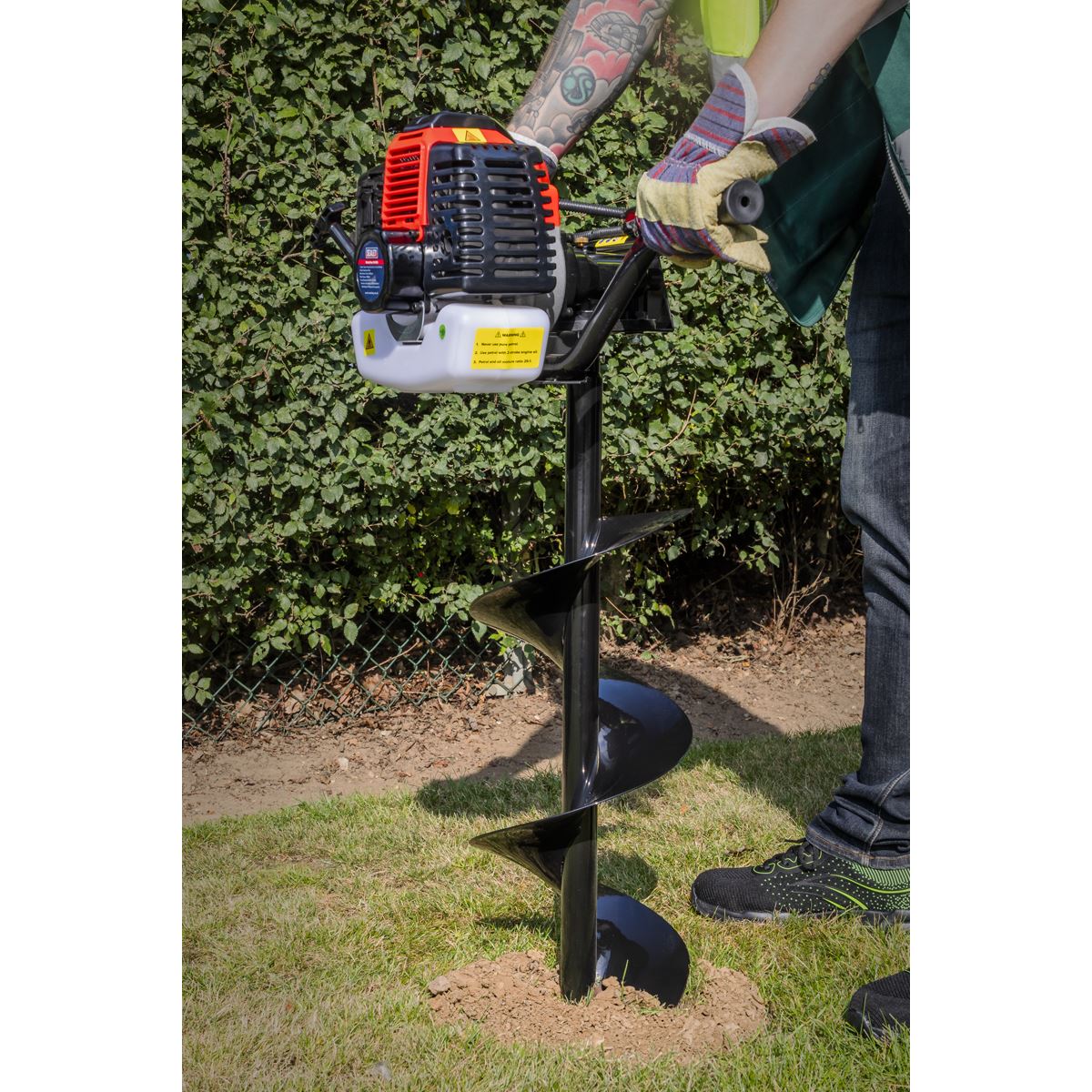 Sealey Earth Auger Drill Bit 250mm Diameter Length 800mm HA250