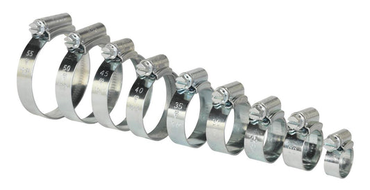 Sealey HI-GRIP&reg; Hose Clip Assortment 85pc Sizes �9.5-55mm HCJ85A