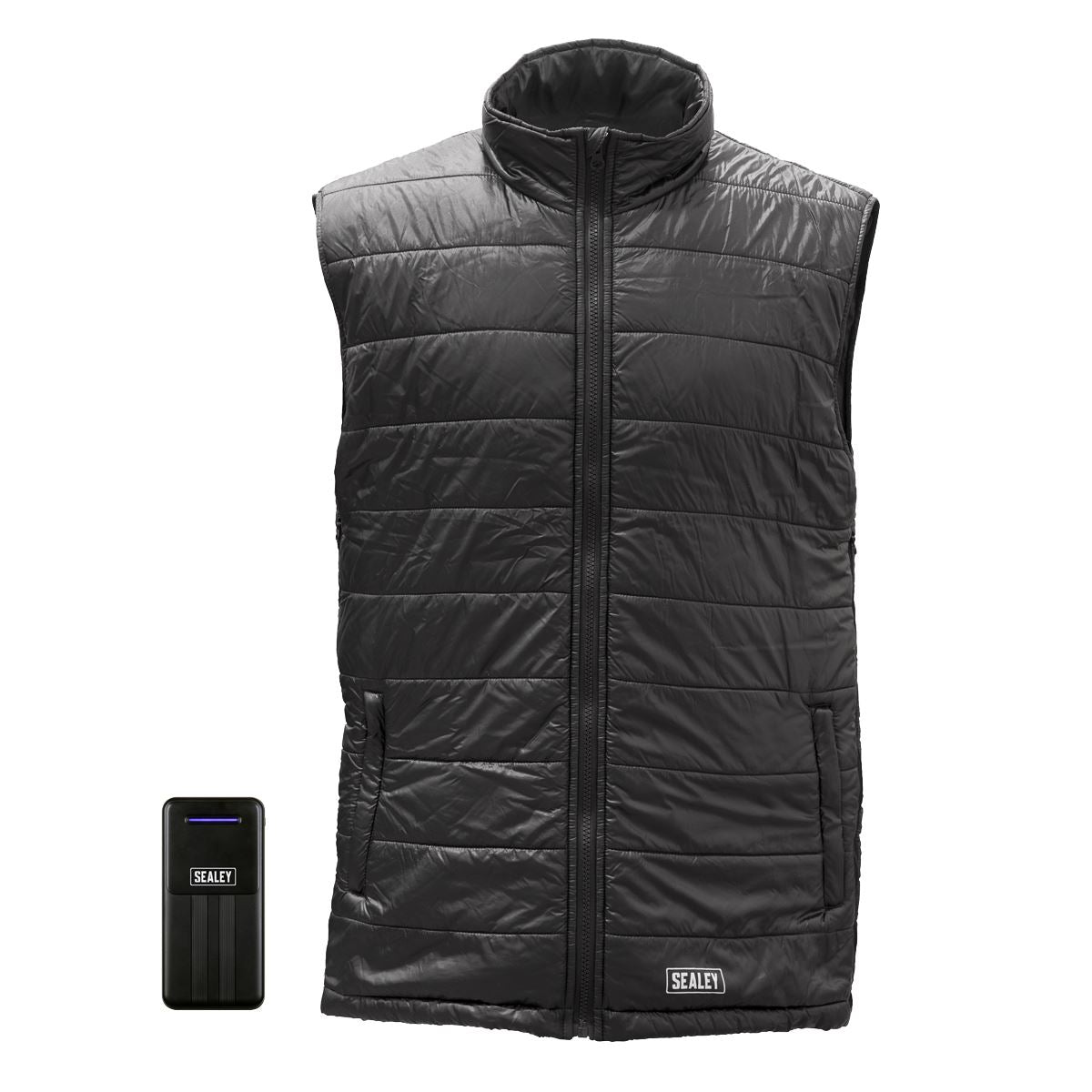 Sealey 5V Heated Puffy Gilet - 44" to 52" Chest with Power Bank 10Ah HG01KIT