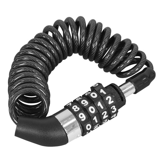 Sealey Motorcycle Helmet & Gear Cable 4 Digit Combination Lock HGL01