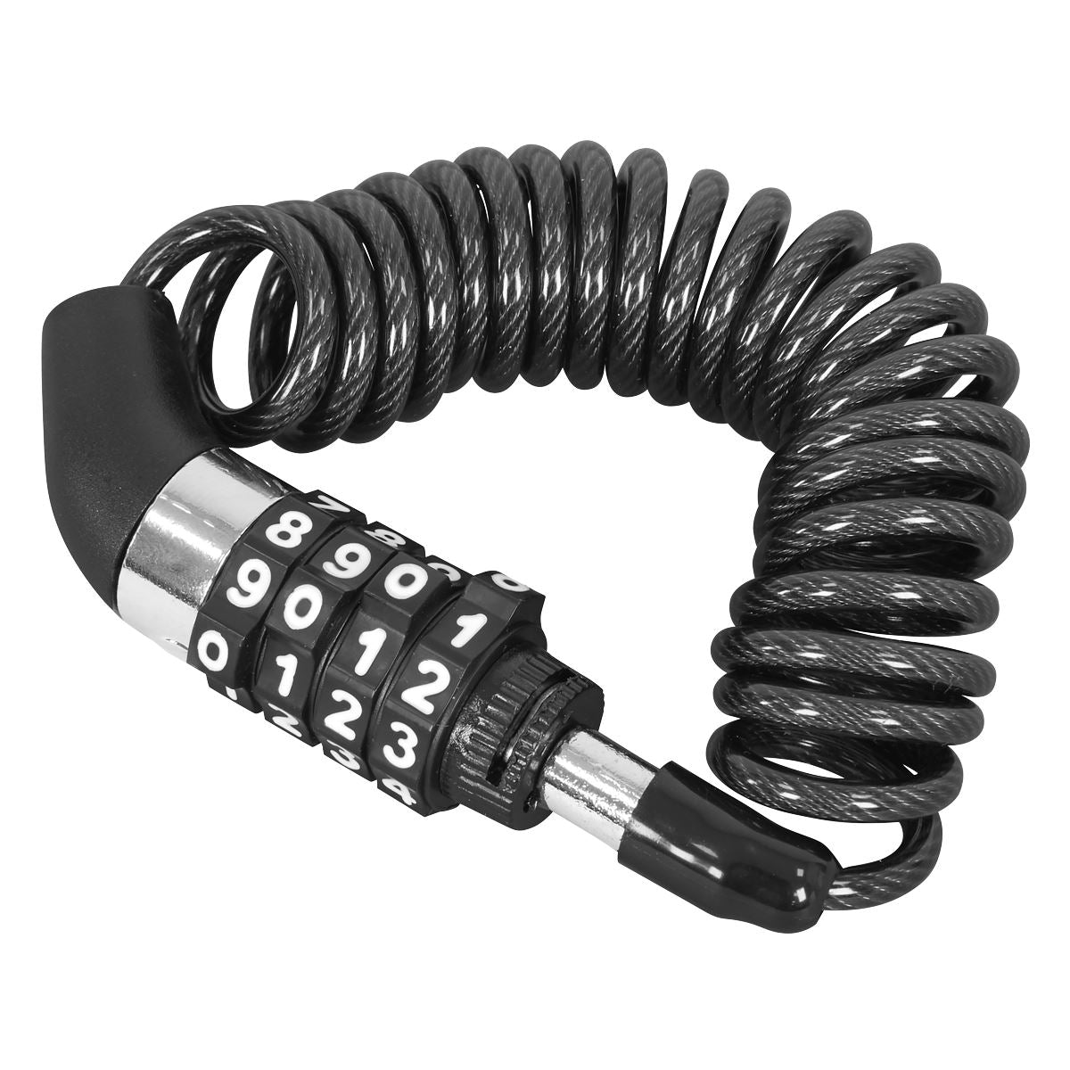 Sealey Motorcycle Helmet & Gear Cable 4 Digit Combination Lock HGL01