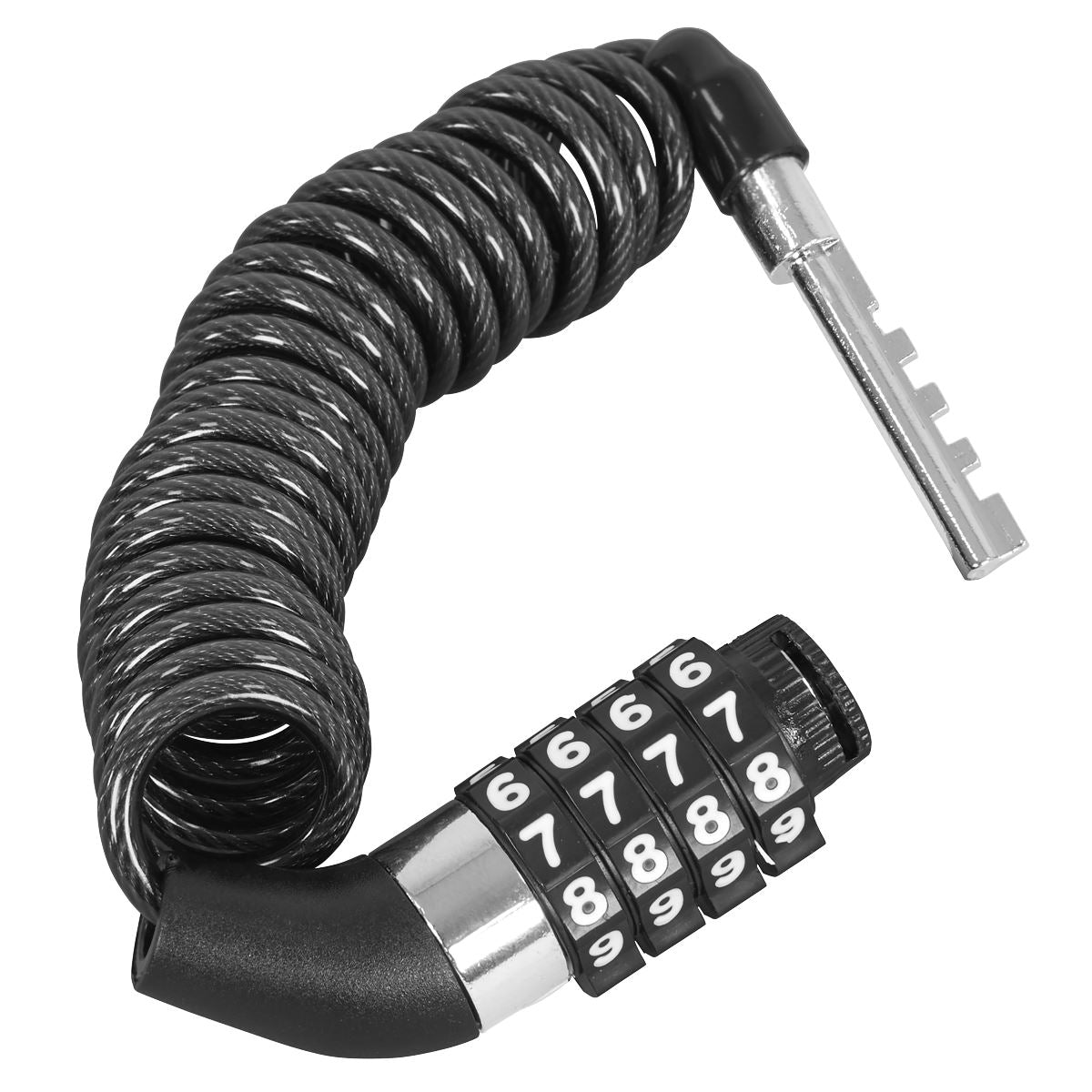 Sealey Motorcycle Helmet & Gear Cable 4 Digit Combination Lock HGL01