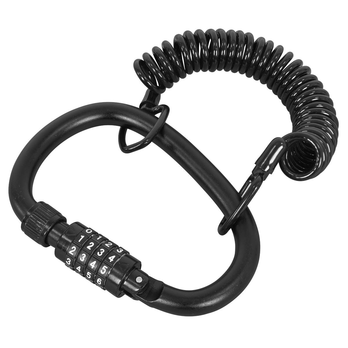 Sealey Motorcycle Helmet & Gear Lock With Cable 4 Digit Combination Lock HGL02