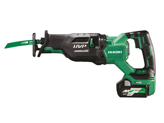 HiKOKI HIKCR36DAJAZ CR36DA/JAZ Multi Volt Reciprocating Saw 36V 2 x 4.0Ah Li-ion