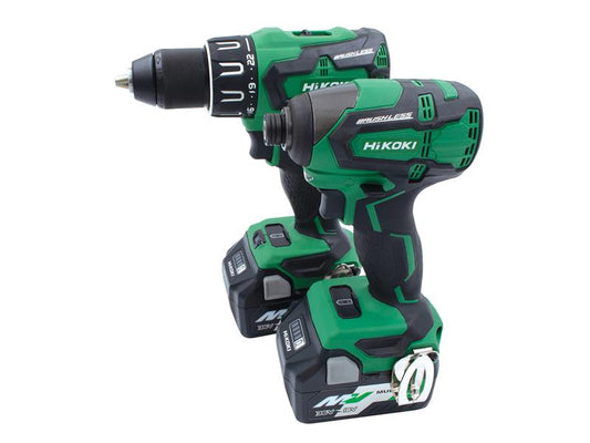 HiKOKI KC18DBFL2JDZ Twin Pack 18V 2 x Multi Volt Li-ion HIKKC18DBFL2