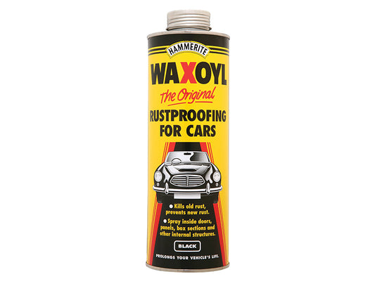 Hammerite Waxoyl Black Schutz 1 Litre HMMWAXBLSZ1L